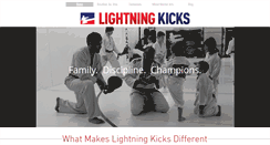 Desktop Screenshot of lightningkicks.com